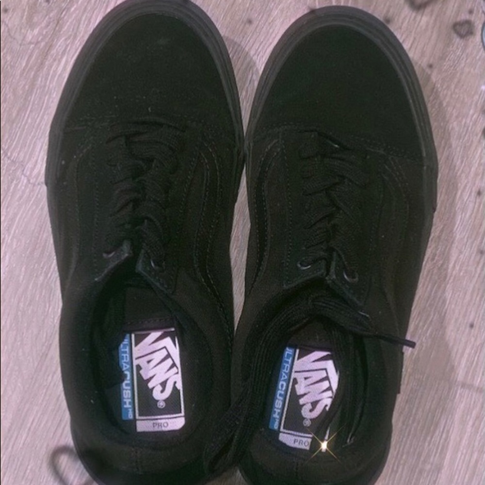 All Black Vans